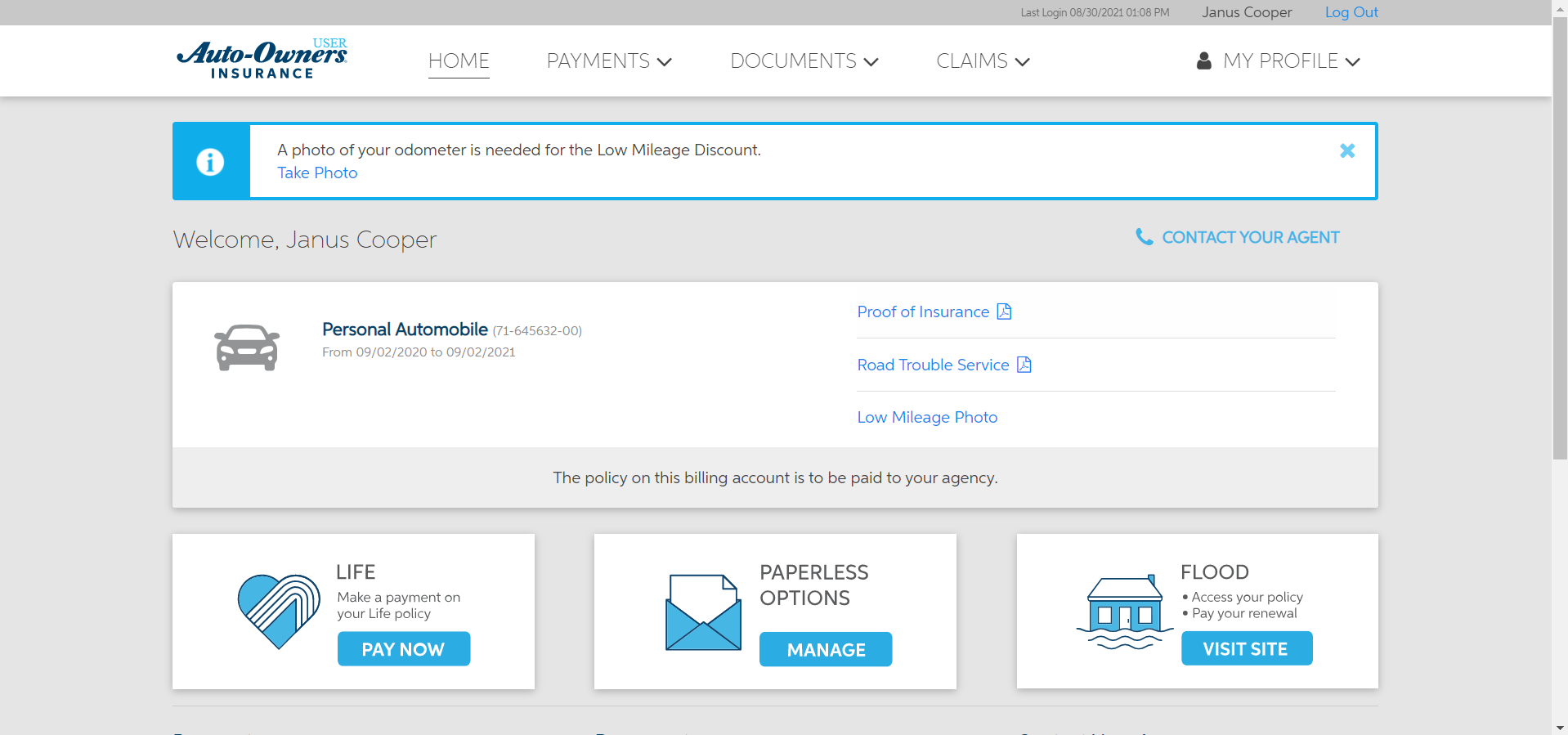 Home Page Screenshot
