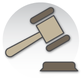 Brown gavel
