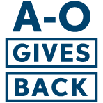 An illustration that reads A-O gives back