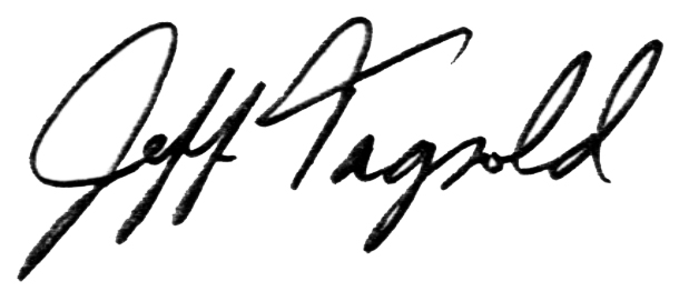 CEO Jeff Tagsold signature